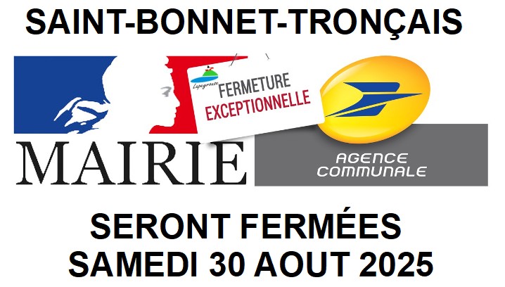 Fermeture de la mairie