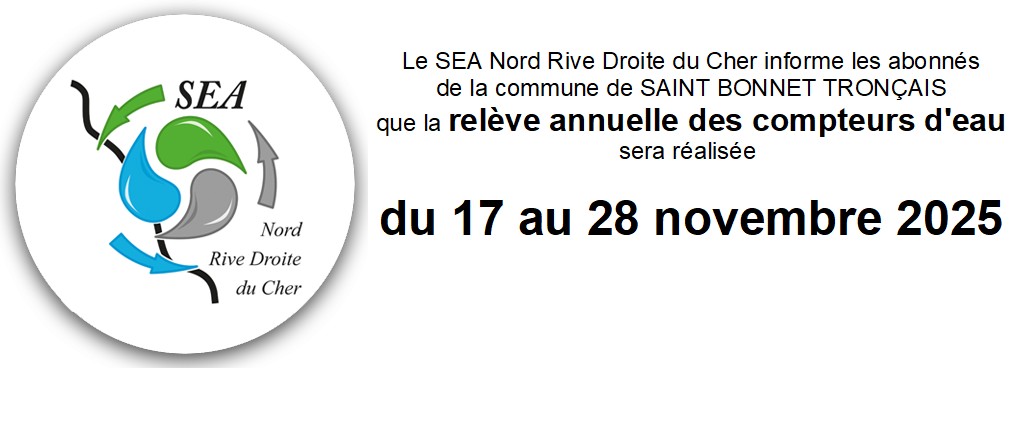 Relève des compteurs d’eau