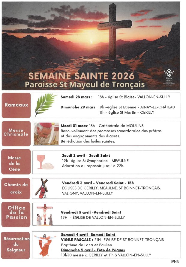 Semaine sainte 2026