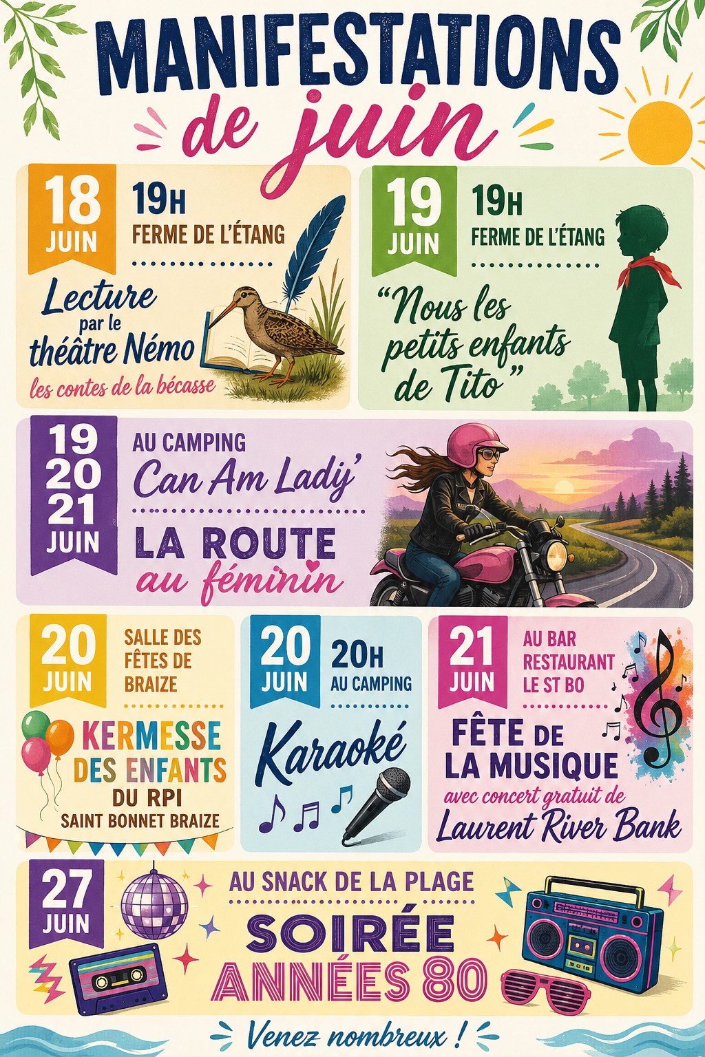 Manifestations de juin
