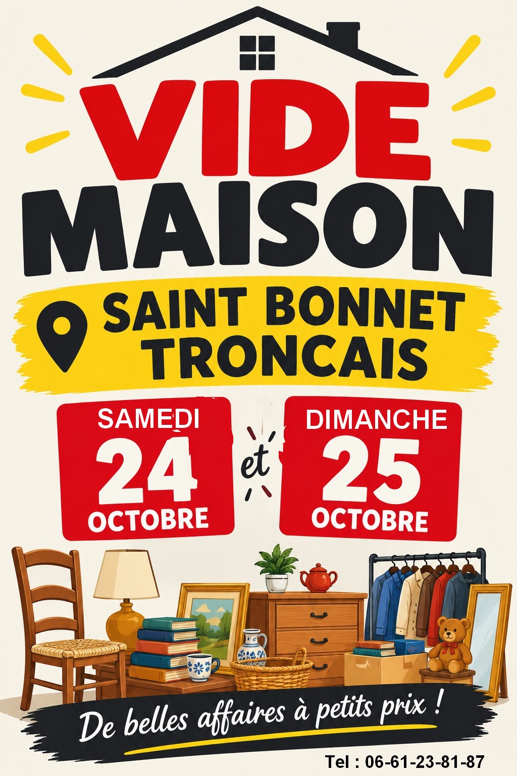 Vide maison à Saint Bonnet Tronçais